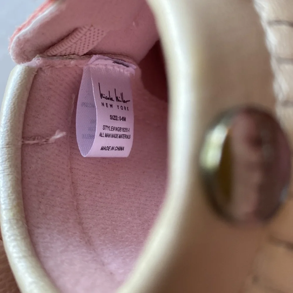 Nicole Miller New York unicorn baby crib shoes